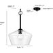 Morbelle 1 Light 14 inch Polished Nickel Indoor Pendant Ceiling Light